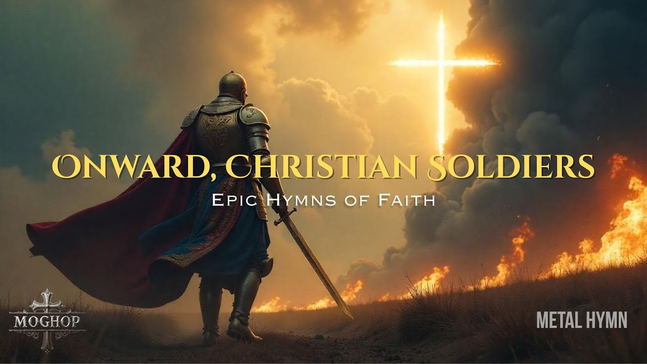 Onward, Christian Soldiers With Lyrics -  Christian HYMN (Powerful Epic Metallic Version)