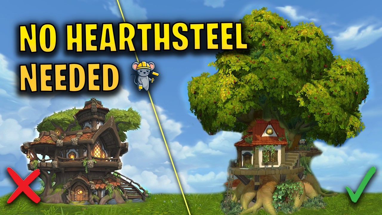 Build Treehouses Without Hearthsteel | WoW Housing Tutorial