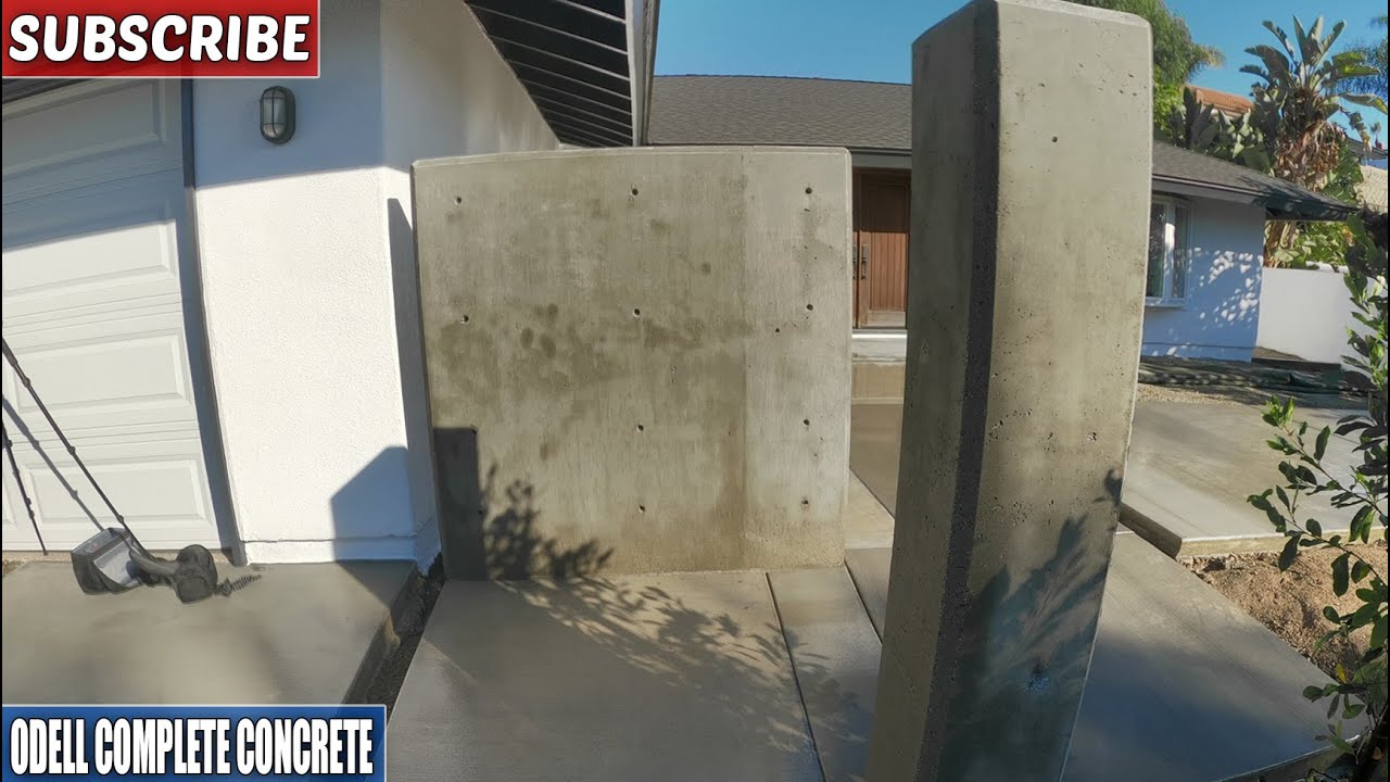 Poured in Place Concrete Wall & Column
