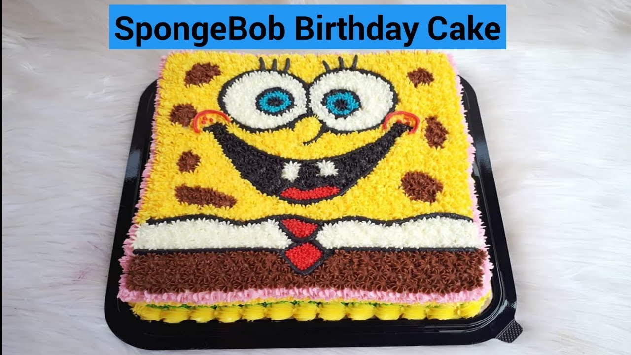 Cara Membuat kue Ulang Tahun SpongeBob