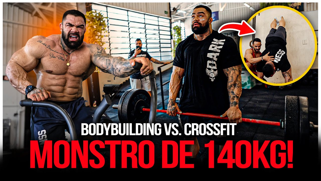 desafiamos um MONSTRO de 140KG no CROSSFIT!!