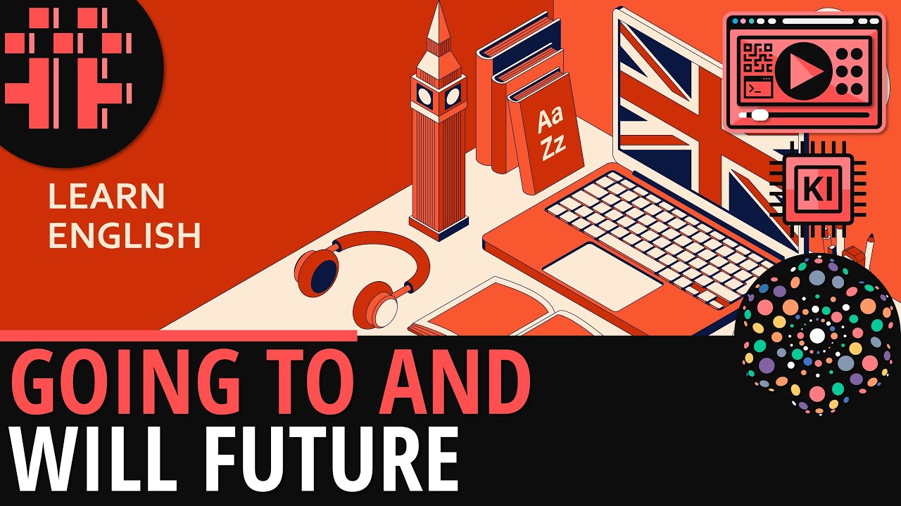 The going to and will future│Englisch Lernvideo│Learning Level Up [KI]
