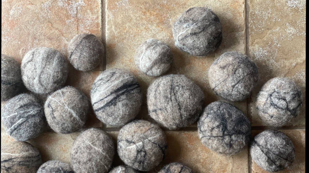 Wet felted Rock