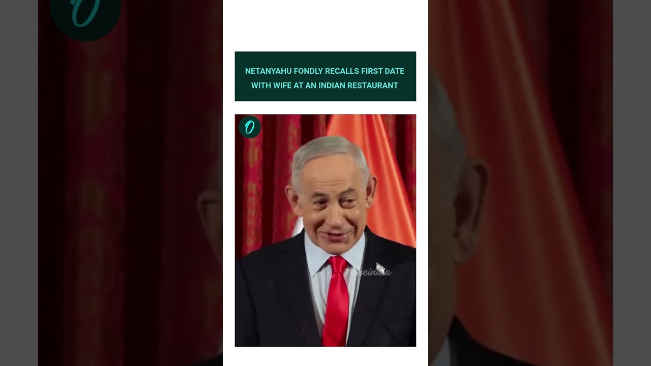 MOMENT: Netanyahu Shares Memory of First Date at Indian Restaurant During Joint PC with PM Modi