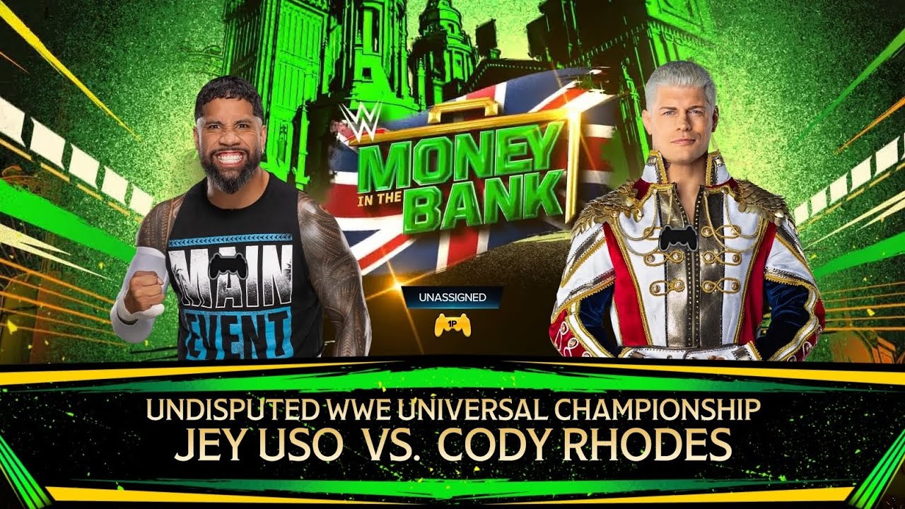 WWE 2K24 FULL MATCH | Jey Uso Vs Cody Rhodes Undisputed WWE Universal Championship 13 August 2024