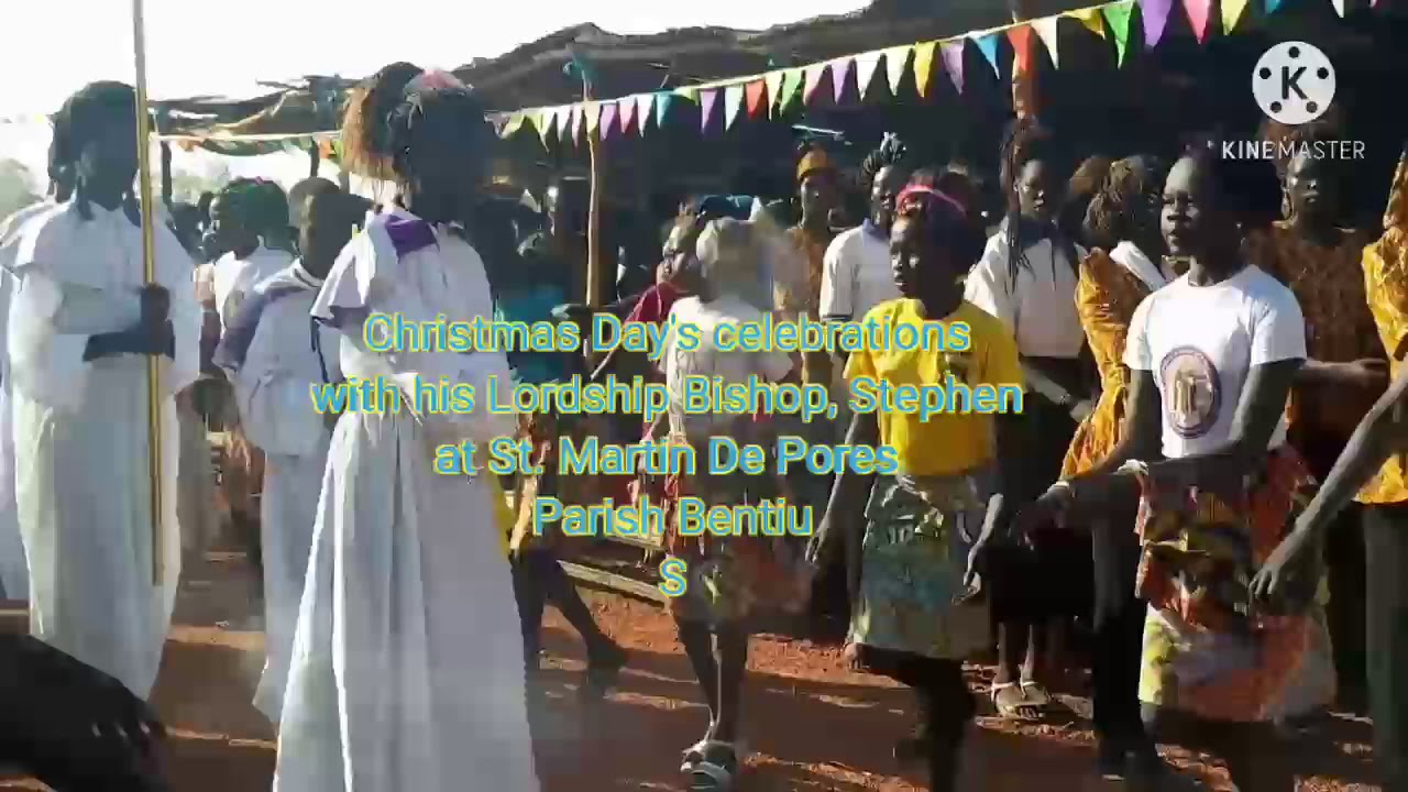 His Lordship, Bishop Stephen at St Martin De Pores parish- Bentiu south Sudan