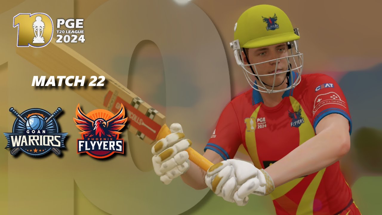 PGE T20 LEAGUE 2024 - Match 22 | Goan Warriors v Phoenix Flyers | Galle International Stadium