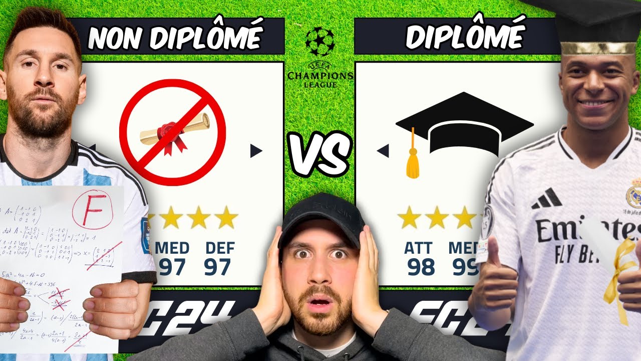 Dipl&ocirc;m&eacute;s vs Non Dipl&ocirc;m&eacute;s sur FC 24!