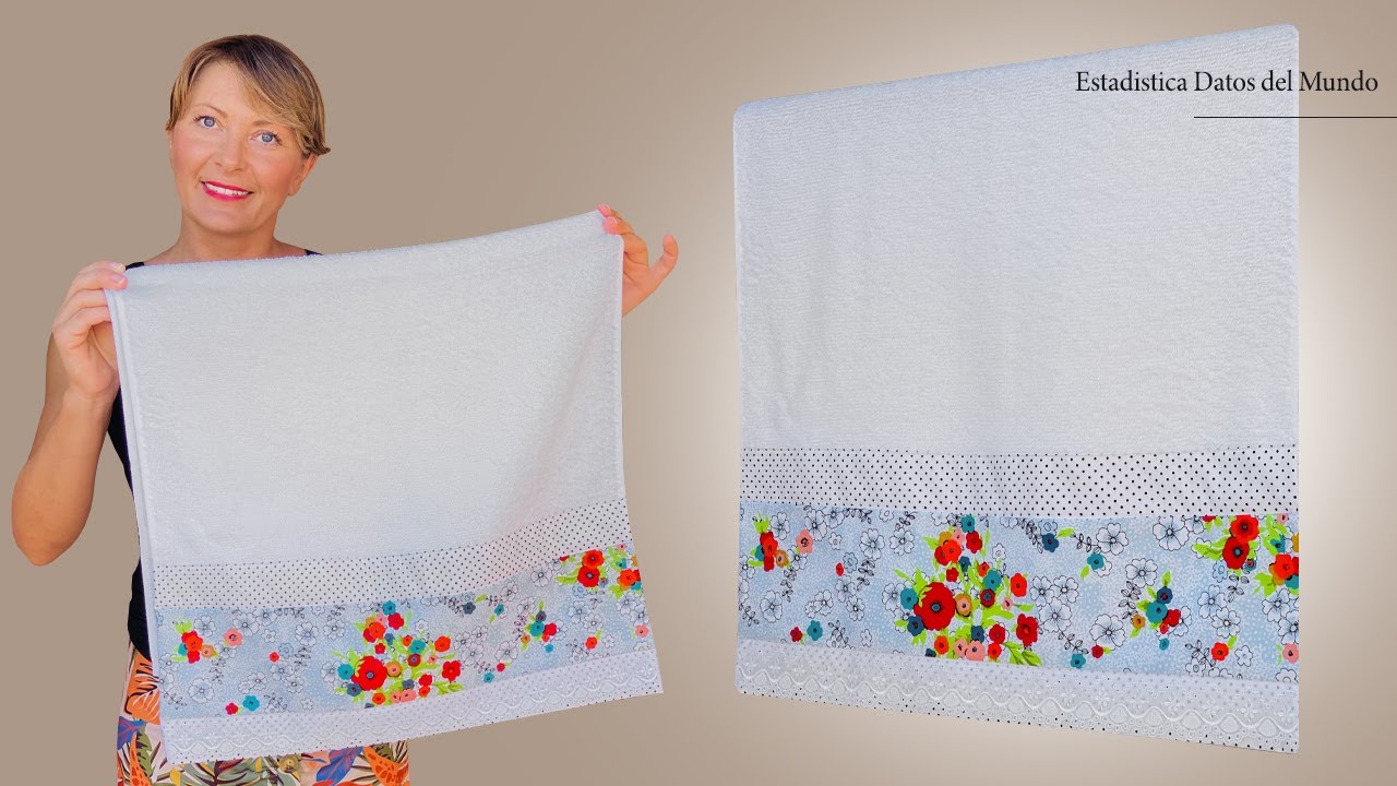 How To Decorate Towels Easy / Decorate Your Home / Tutorial For Beginners