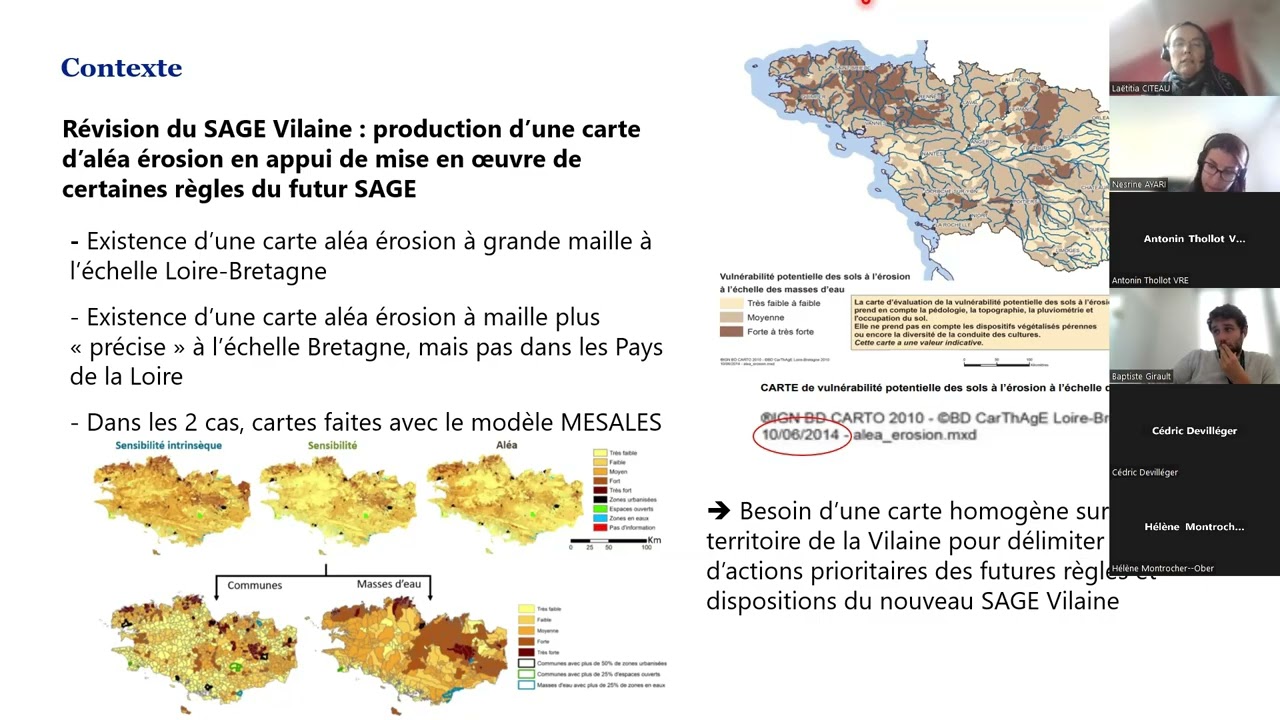 Webinaire RPG oct 2024 : « Élaboration d’outils de prio. et d’éval des actions de bassin versant :