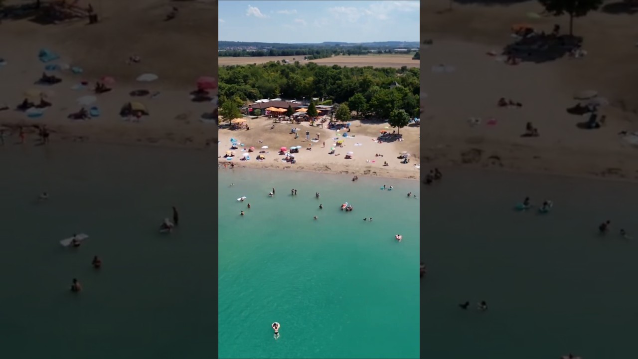🎯 Der sch&ouml;nste Badesee im S&uuml;den? Sommer am See in Bad Sch&ouml;nborn! 🏖️🌊 Drohnenflug#phantom9696