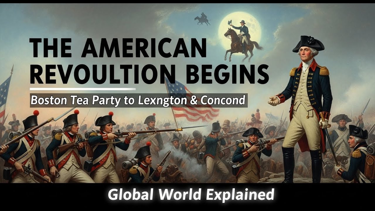 The American Revolution Begins | Boston Tea Party to Lexington & Concord (1774&ndash;1775)