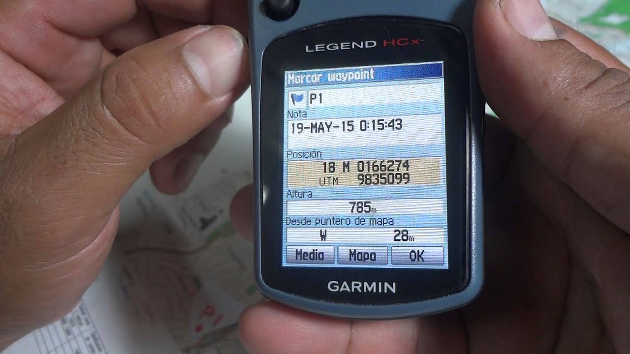 COMO HACER WAYPOINTS CON EL GPS
