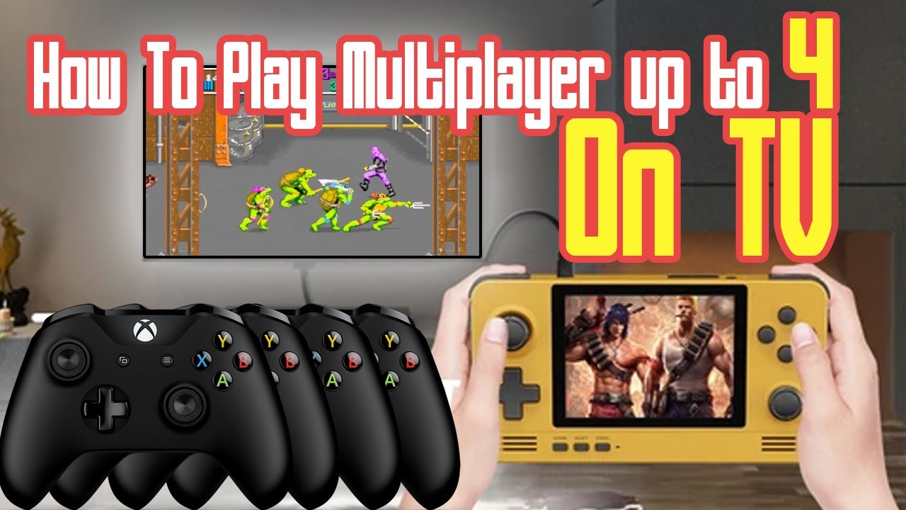 Retroid Pocket 2 Multiplayer Up to 4 with TV via HDMI