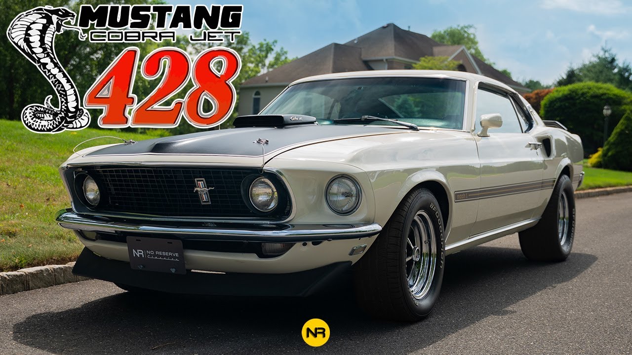 1 OF 2 Cobra Jet 428 1969 Ford Mustang Mach 1! FOR SALE 18005627815 www.noreserveclassics.com