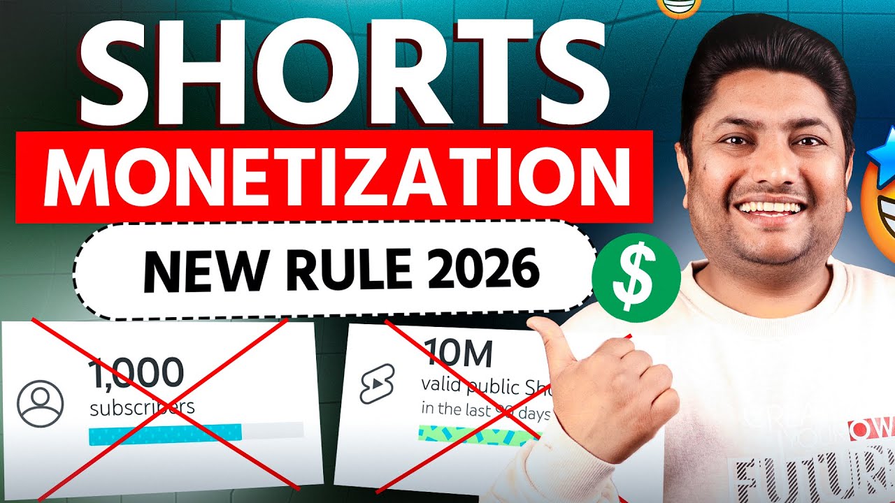 YouTube Shorts Monetization New Rule 2026 | Full Explained