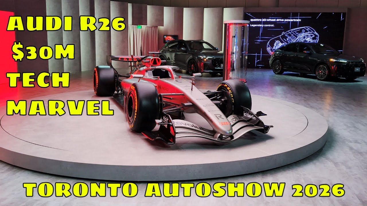 Audi R26 F1 North America DEBUT! Media Day | Toronto AutoShow 2026