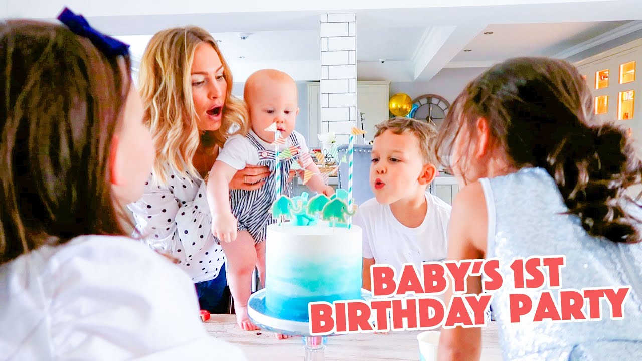 ANDREA'S 1ST BIRTHDAY PARTY! ELEPHANT THEMED!