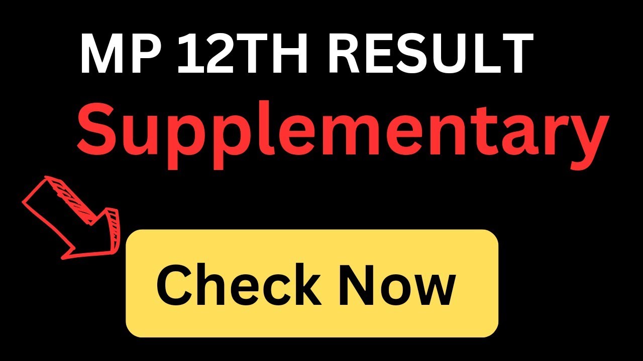 MP Board 12th Supplementary Result 2023 Link (Out) mpresults.nic.in 2023 Class 12th Supply Marksheet