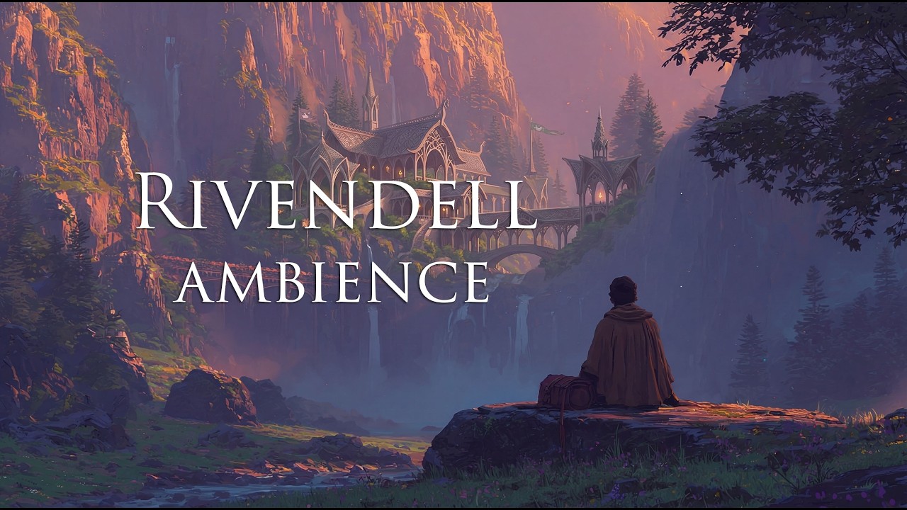 4 HOURS Rivendell Ambience | Medieval Fantasy Music for Sleep & Relaxation