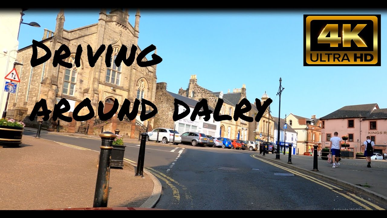 Driving around Dalry in 4K UltraHD