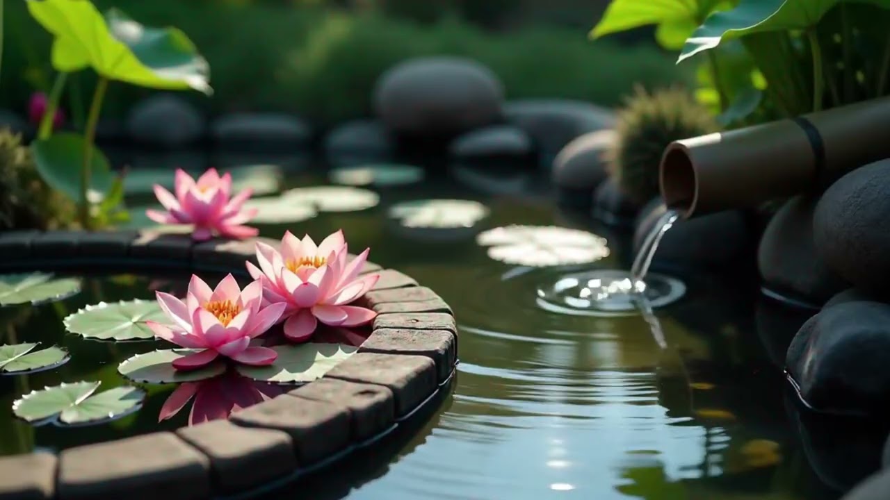 Relaxing Zen Music with Water Sounds - Peaceful Atmosphere for Meditation, Spa, Yoga, and Relaxation