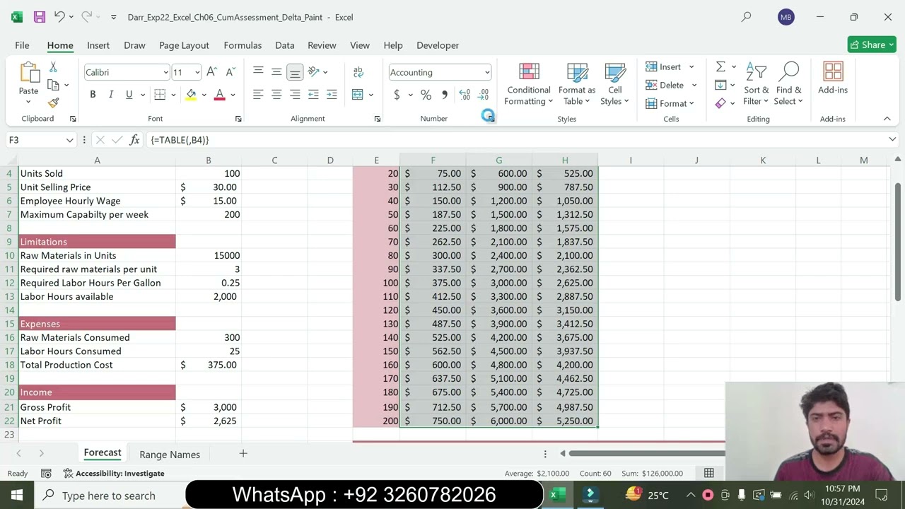 Exp22_Excel_Ch06_CapAssessment_Delta_Paint | Excel Ch06 CapAssessment Delta Paint