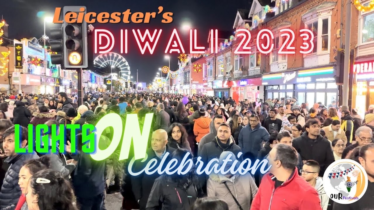 Diwali 2023 | Lights-ON 40th Celebration | Leicester | England | UK