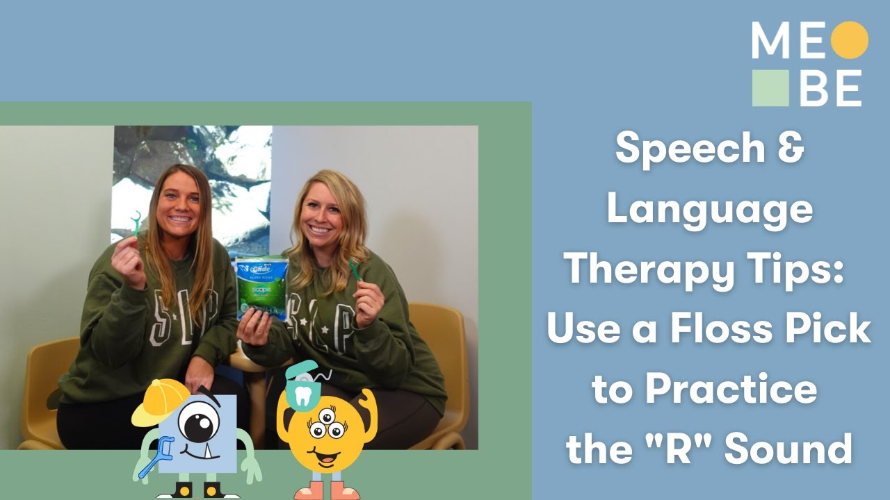 Speech and Language Therapy Tips: Use a Floss Pick to Practice the 