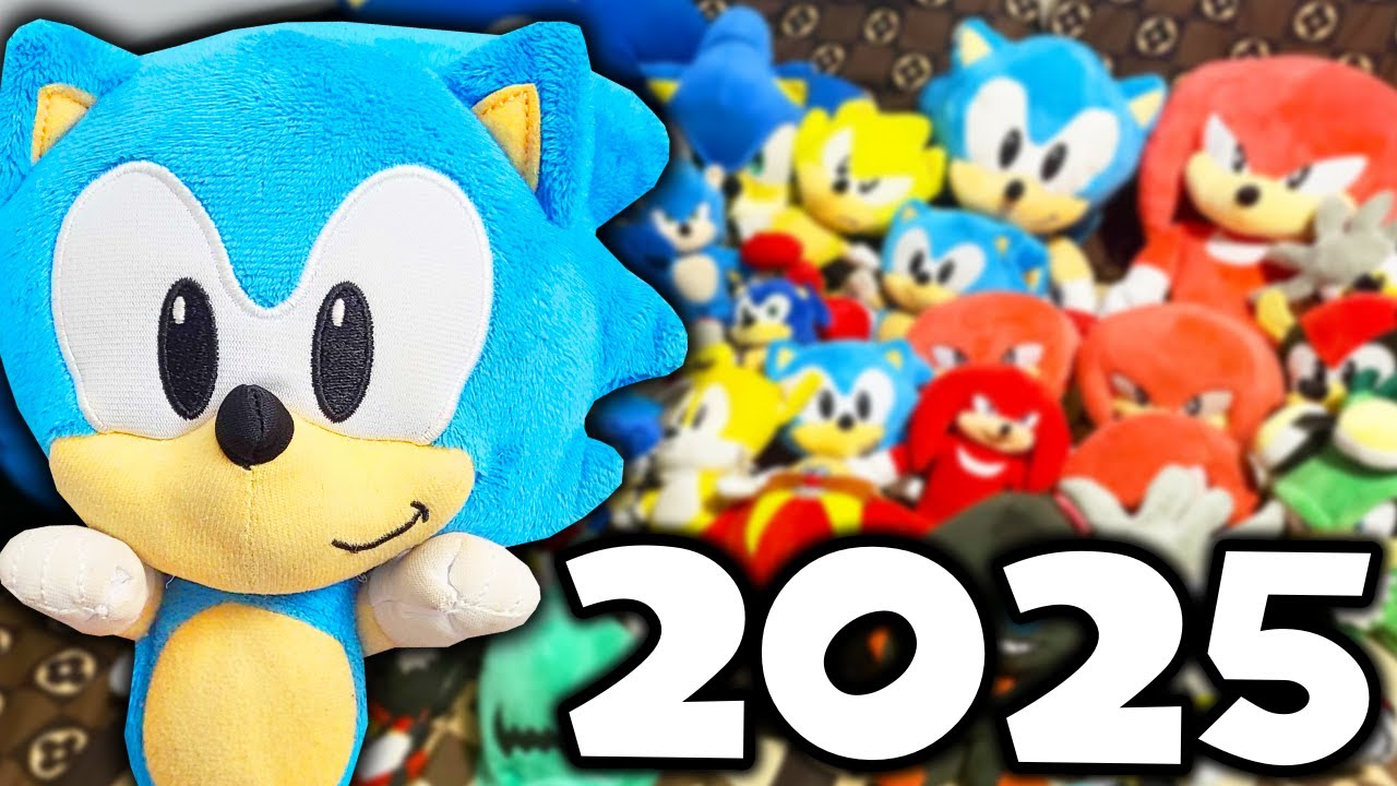 Коллекция плюшевых игрушек Соник 2025!