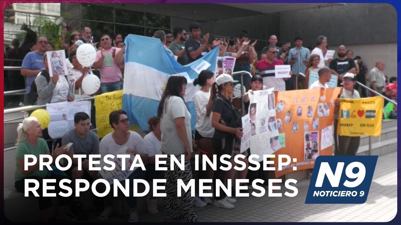 PROTESTA EN INSSSEP: RESPONDE MENESES