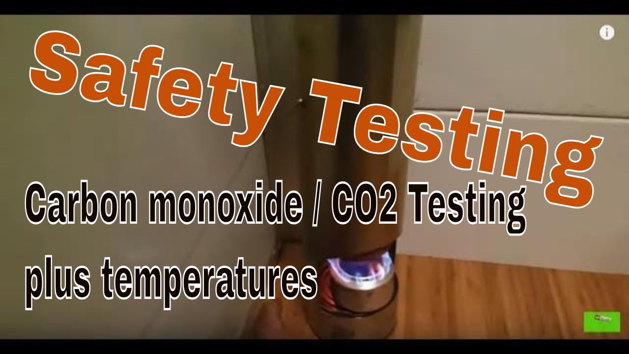 DIYAlcohol  Camper Heater Full Safety  Test