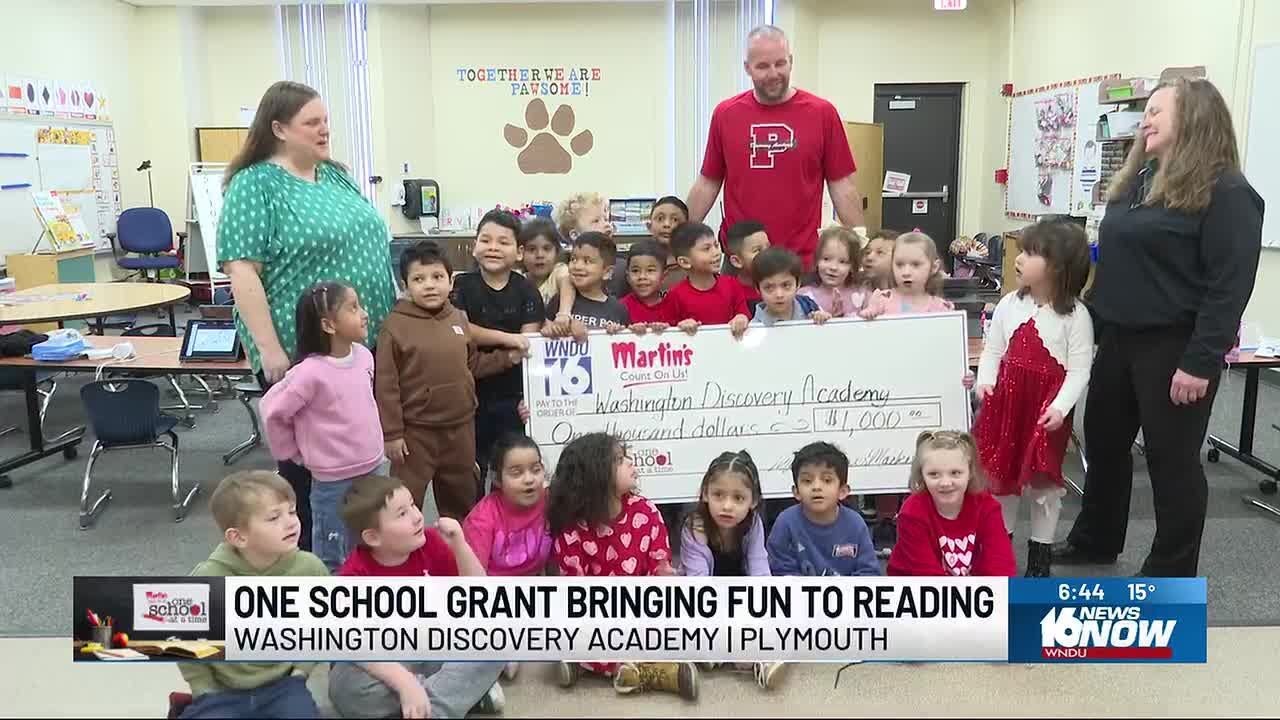 One School at a Time: Plymouth’s Washington Discovery Academy wins Martin’s grant