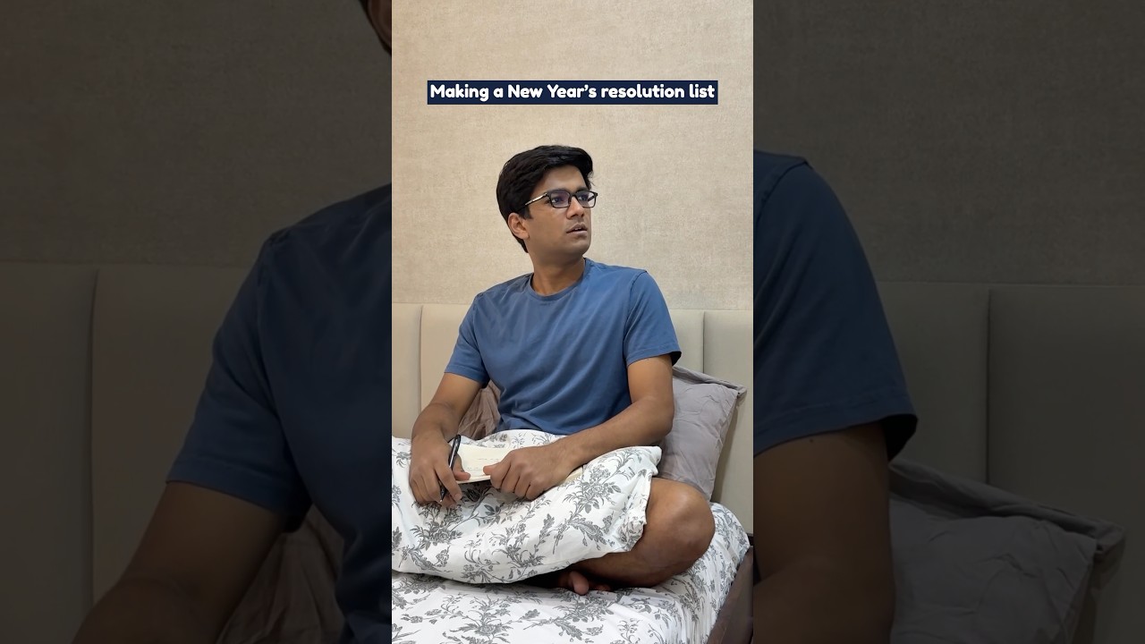 New Year&rsquo;s Resolutions be like | Manish Kharage #shorts