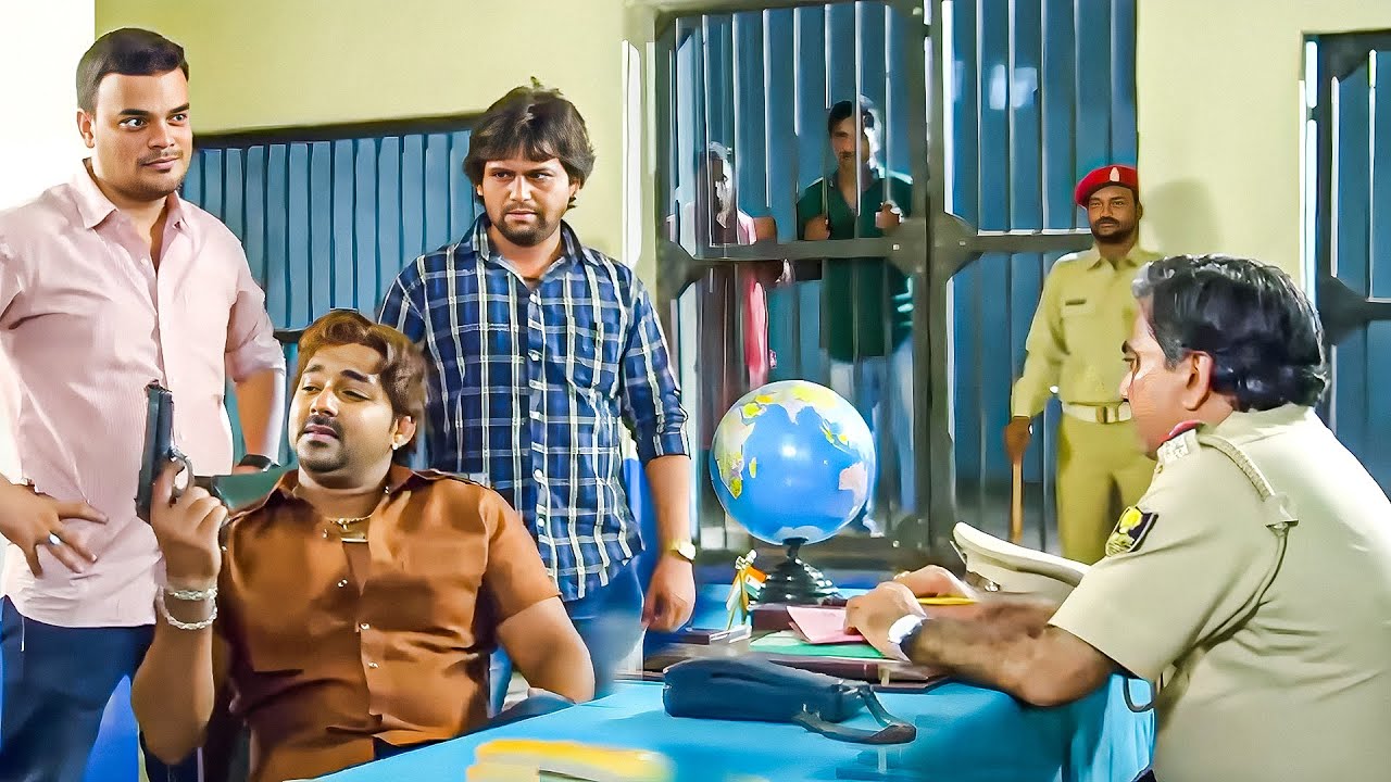 छोड़ द हमरे दोस्त के वरना ई पुलिस स्टेशन ना रही | Pawan Singh Blockbuster Action Movie Scene