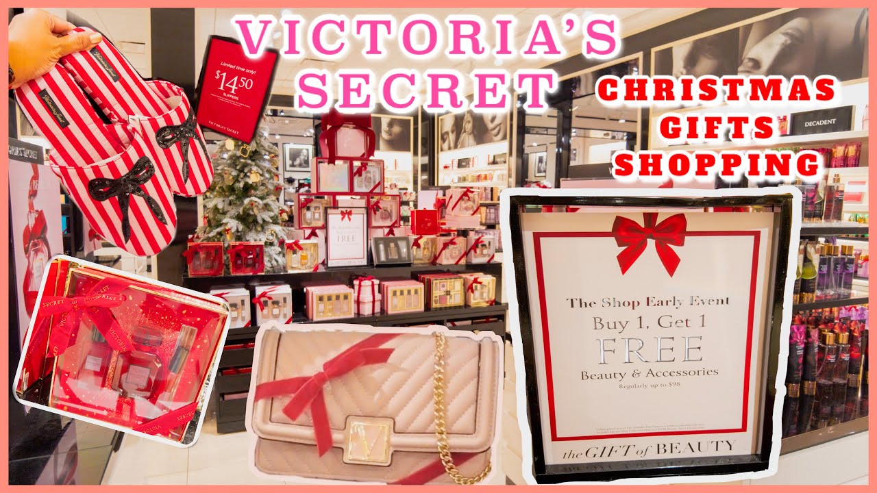 VICTORIA'S SECRET BUY ONE GET ONE FREE BEAUTY & ACCESSORIES! THE SHOP EARLY EVENT GIFT SET IDEAS!