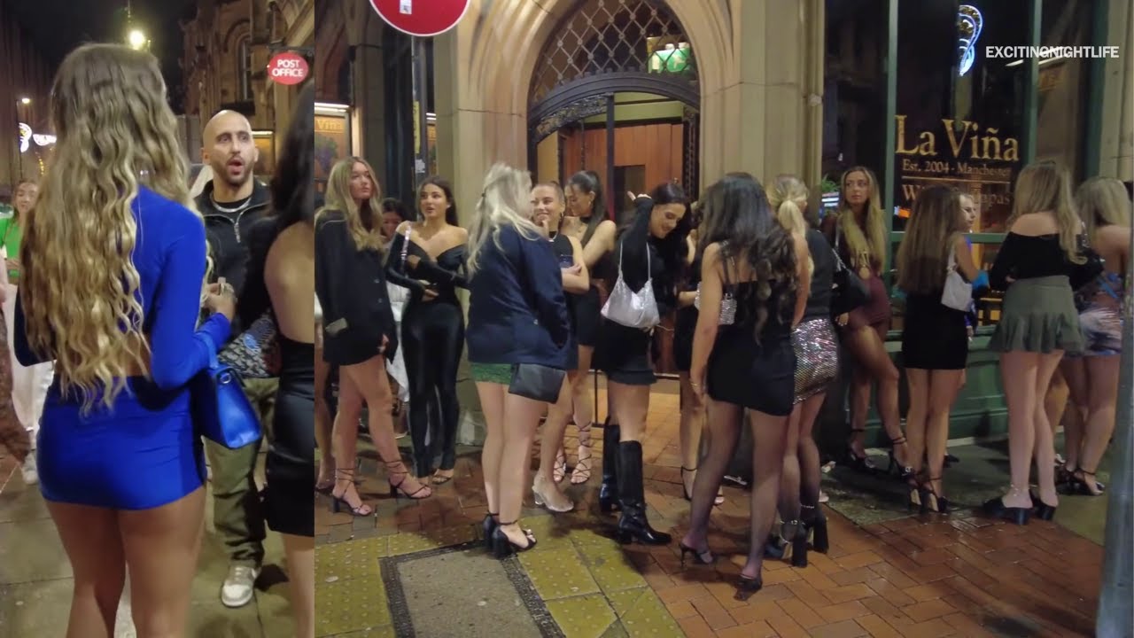 Manchester NEW YEARS EVE NIGHTLIFE WALK 🎄🇬🇧