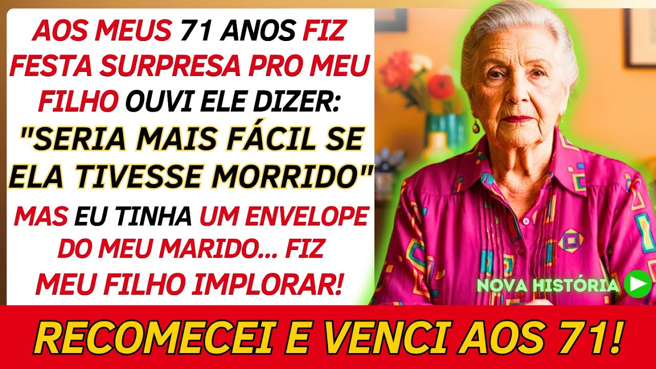 HISTÓRIA DESSA AVÓ👵😱O FILHO QUERIA QUE ELA JÁ TIVESSE MORRIDO, MAS ELE NÃO SABIA...💥