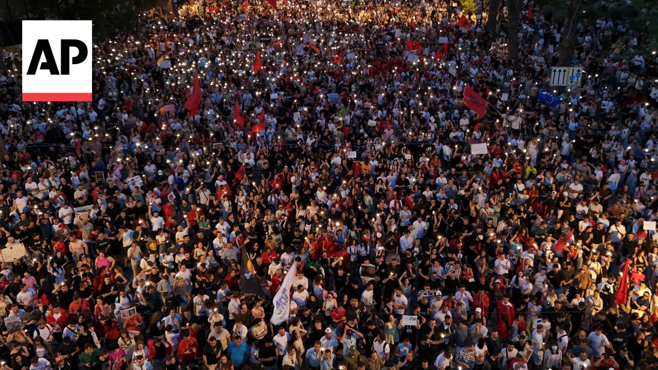 Thousands continue to protest resort linked to Jared Kushner in Albania