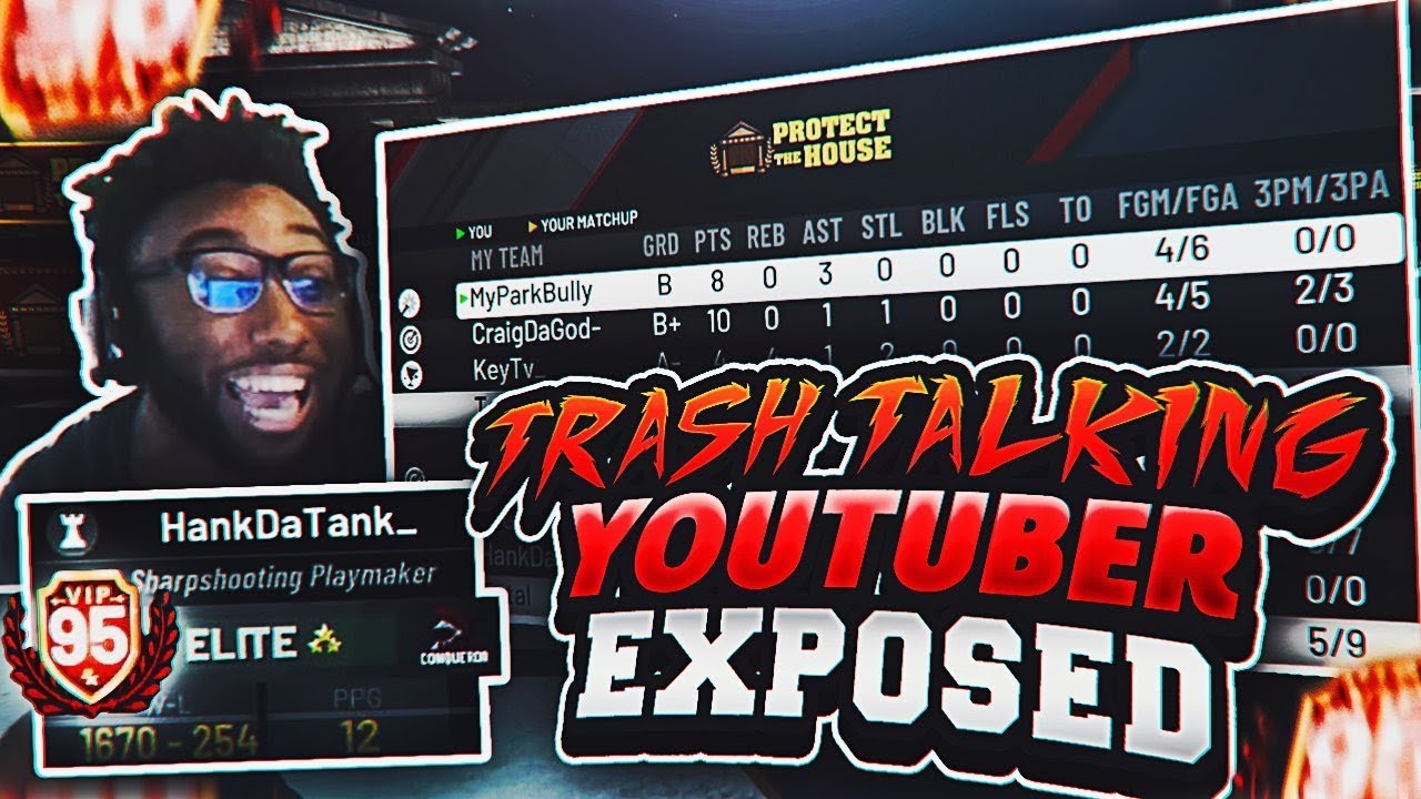 TRASH TALKING 95 OVERALL YOUTUBER GETS DESTROYED IN EVENT AFTER TALKING SMACK NBA 2K19