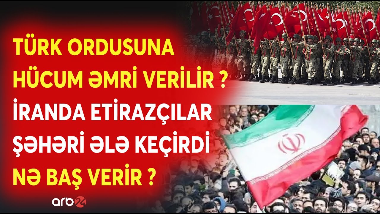 SON DƏQİQƏ! İranın DÖVLƏT BAYRAĞI YANDIRILDI - Türk ordusu Suriyaya DAXİL OLUR? - NƏ BAŞ VERİR?