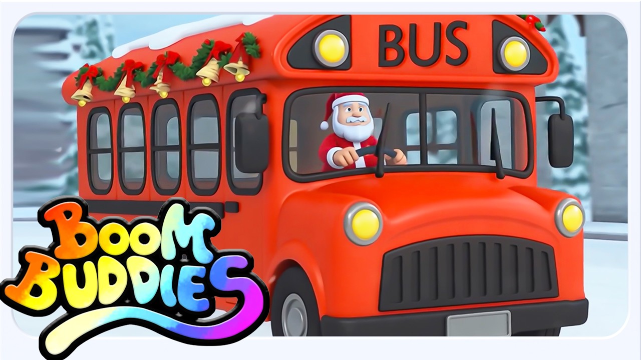 Canzone Rotelle Di Natale Sull'Autobus | Altri Video Di Natale Per Bambini In Italiano