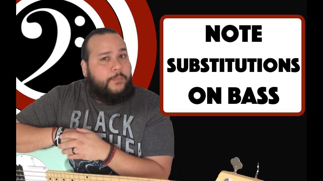 Note Substitution on Bass (Bass Lesson)