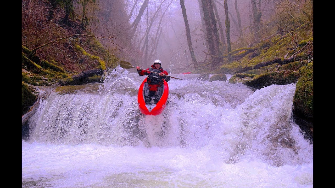 KAYAK GONFLABLE SUR LE BORREY - Vieux-d'Izenave au pont de Oisselaz