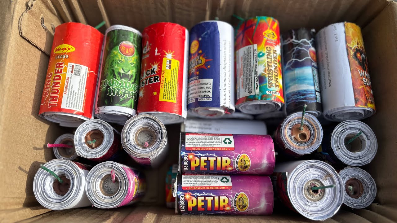 NGABUBURIT NYUMET MERCON BUNTELAN KERTAS - BLEDEK - PEARL THUNDER - POWER MAN - KING THUNDER