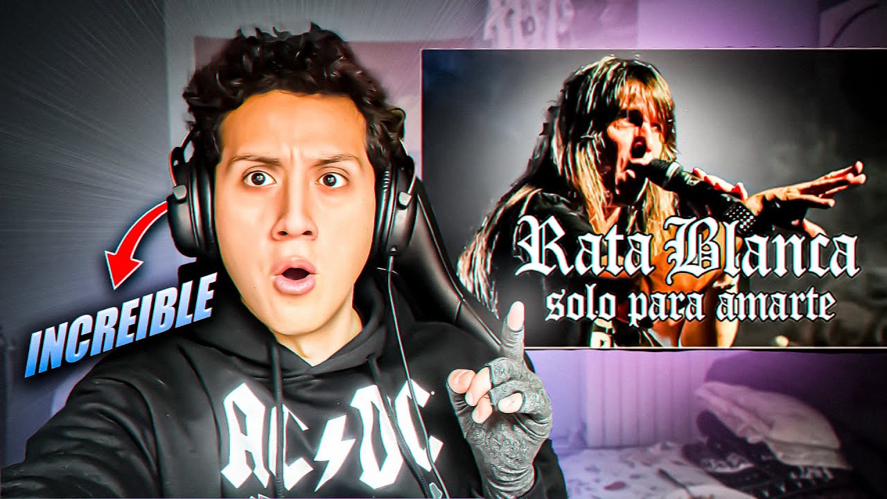 ALUCINO CON RATA BLANCA SOLO PARA AMARTE (video reaccion)