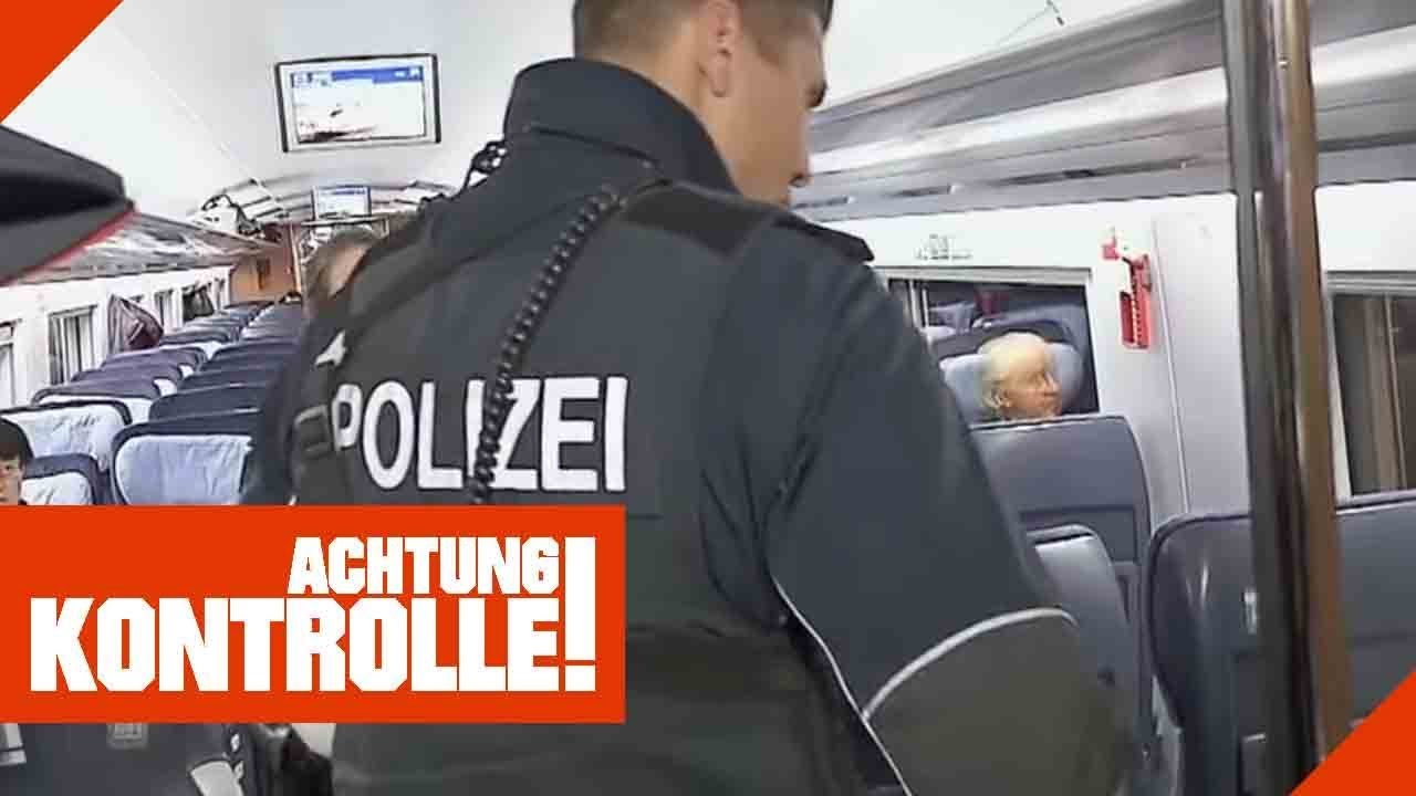 Personenkontrolle im ICE: Was findet die Bundespolizei? 1/2 | Achtung Kontrolle | Kabel Eins