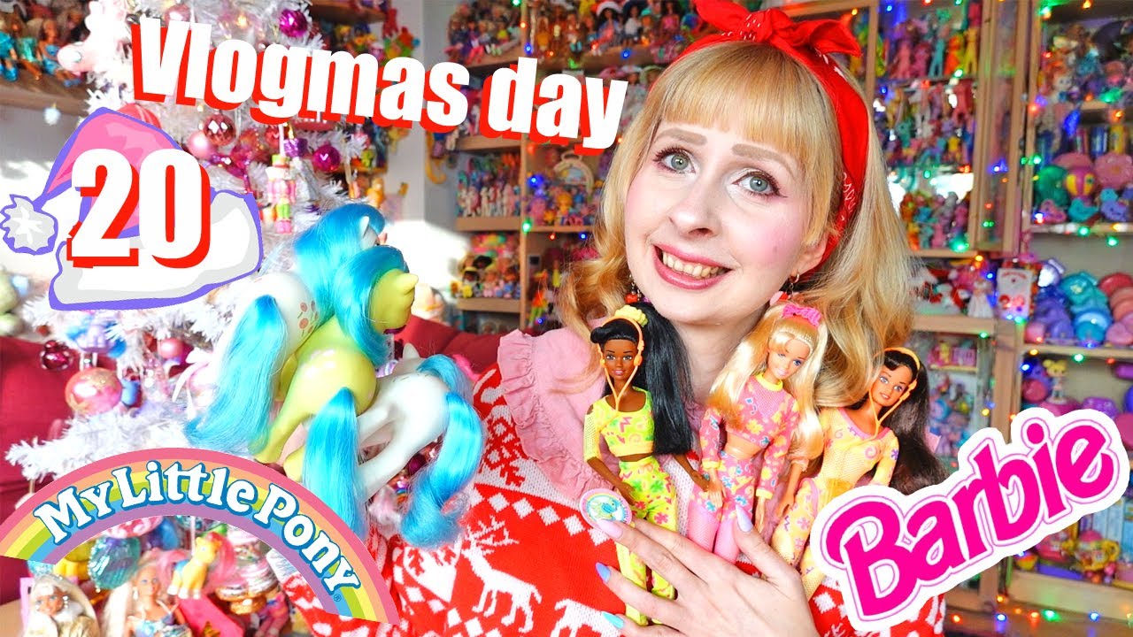 Vlogmas 2025 day 20 - Workin' Out Barbie 90s, 80s G1 My Little Pony