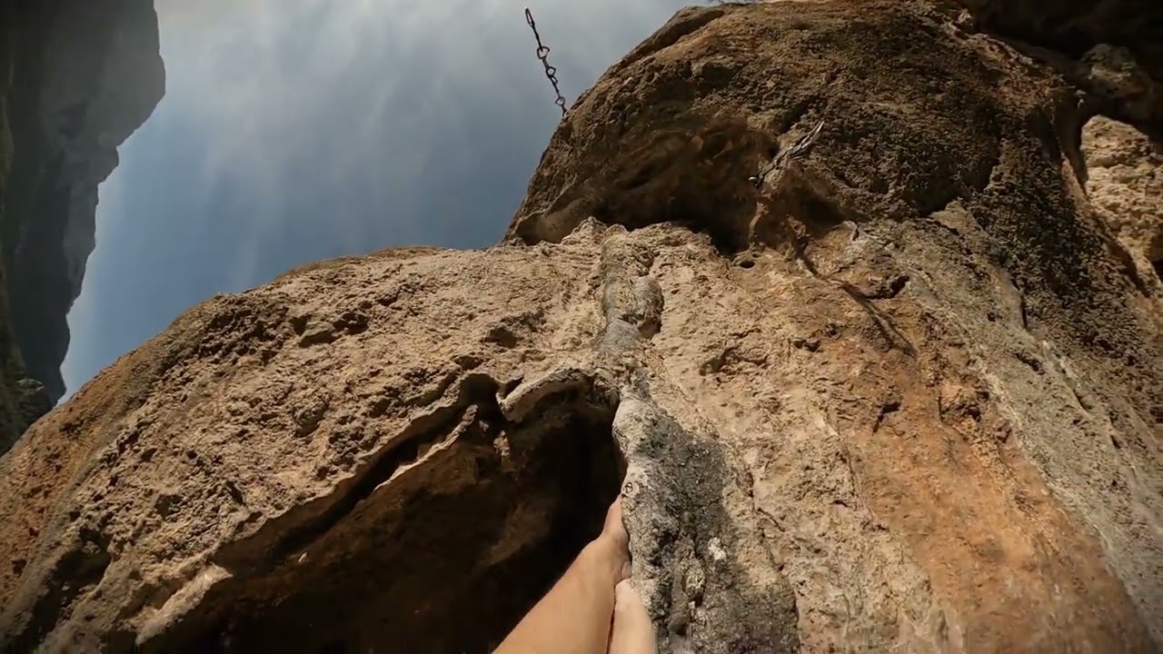 FPV climb - 7c First Klaas, Yilan, Geyikbayiri - attempt