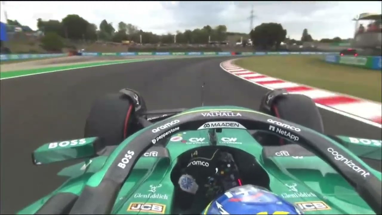 Fernando Alonso's amazing P5 qualifying lap | F1 Hungary 2025